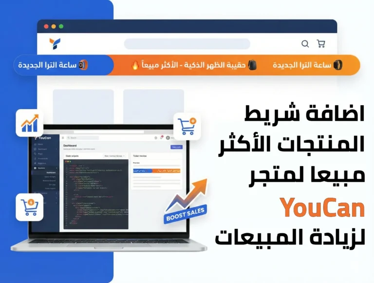 طريقة اضافة شريط المنتجات الأكثر مبيعا لمتجر يوكان